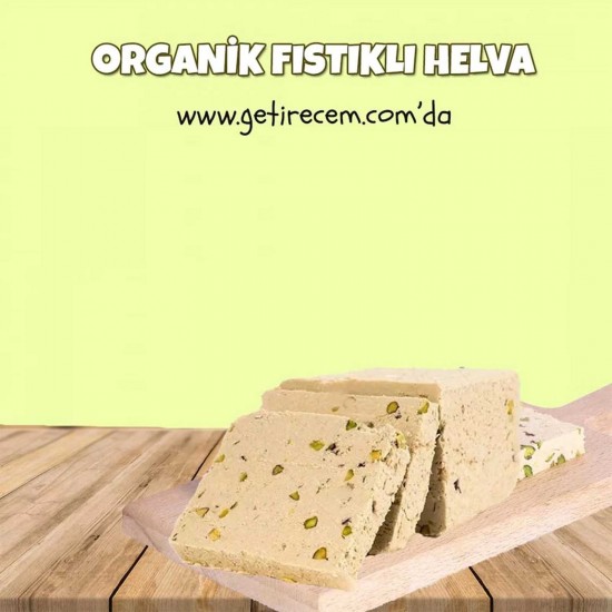 Fıstıklı Organik Helva 1000 GR